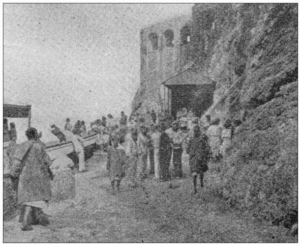 古董图片:penon de velez de la Gomera图片下载