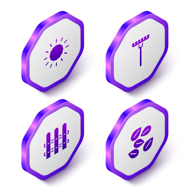 设置等距太阳花园耙篱笆和木图片下载