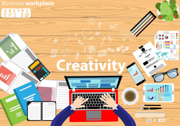 插画商业。设计现代理念和概念思考创意。为头脑风暴，社交网络，成功，计划，思考，搜索，分析，沟通，未来的想法创新技术。图片下载