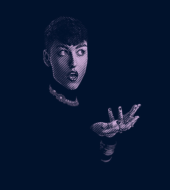 一个女人说话的特写图片下载