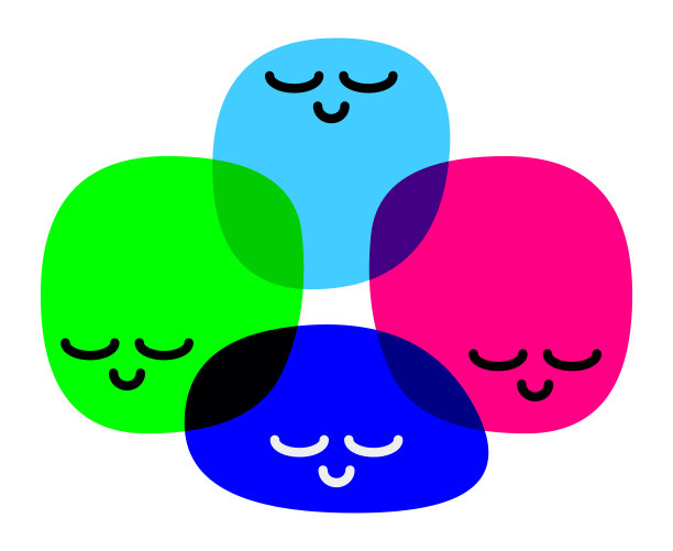 表情符号代表心理健康和幸福图片下载