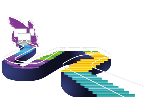 未来的楼梯图片下载