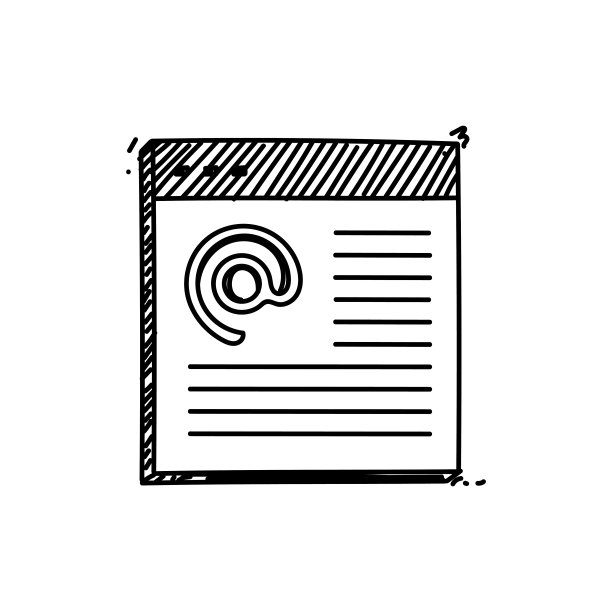 网页线条图标设计图片下载