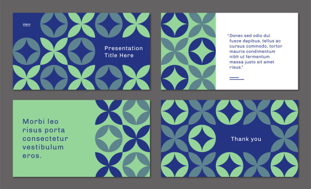 展示设计布局与抽象几何图形- Opal系统，IpsumCo系列图片下载