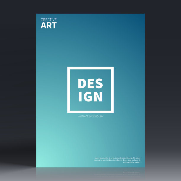 宣传册模板排版，蓝色封面设计，商业年报，传单，杂志图片下载