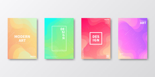 小册子模板布局，封面设计，业务年报，传单，杂志图片下载