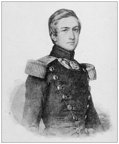 古代形象:亨利·d' orleans，奥梅尔公爵，1840年图片下载