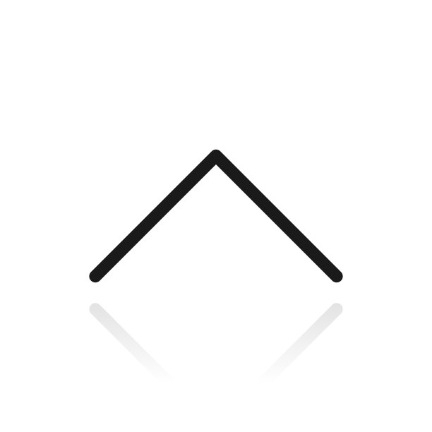 雪佛龙。白色背景上反射的图标图片下载