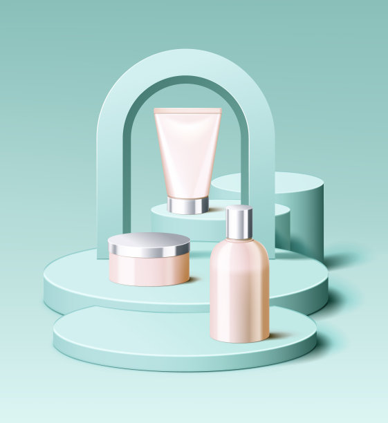 讲台、化妆品摊位图片下载