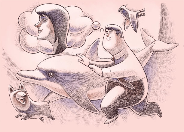 胖子跑着，想着情人图片下载