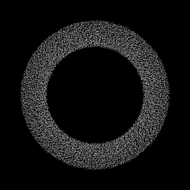 由细线制成的环图片下载