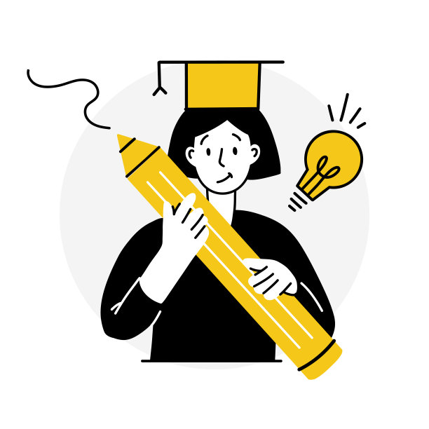 教育理念卡通插画图片下载