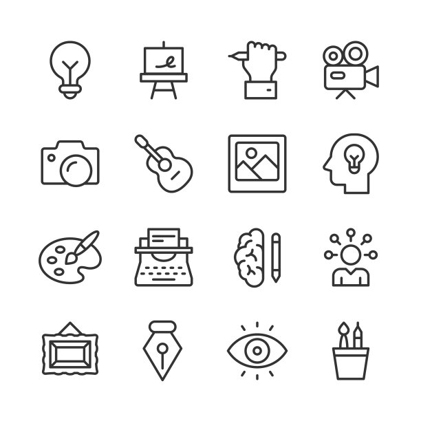 创意图标-单线系列图片下载