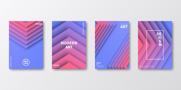 宣传册模板排版，紫色封面设计，商业年报，传单，杂志图片下载