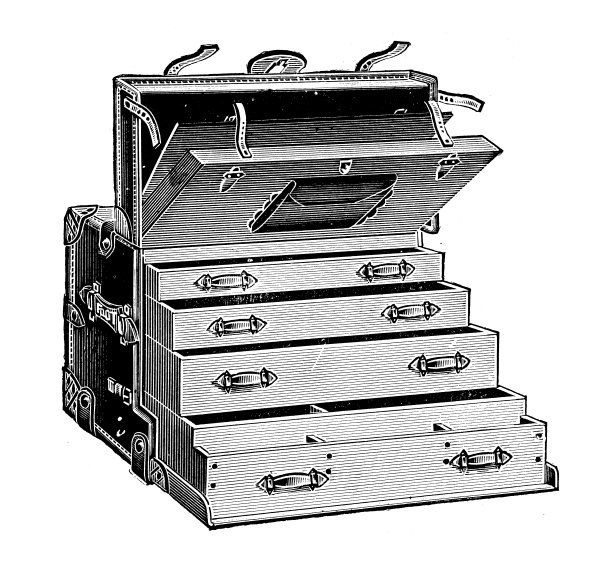 来自英国杂志的古董图片:Trunk图片下载