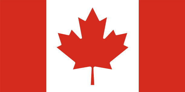 加拿大国旗。向量图片下载