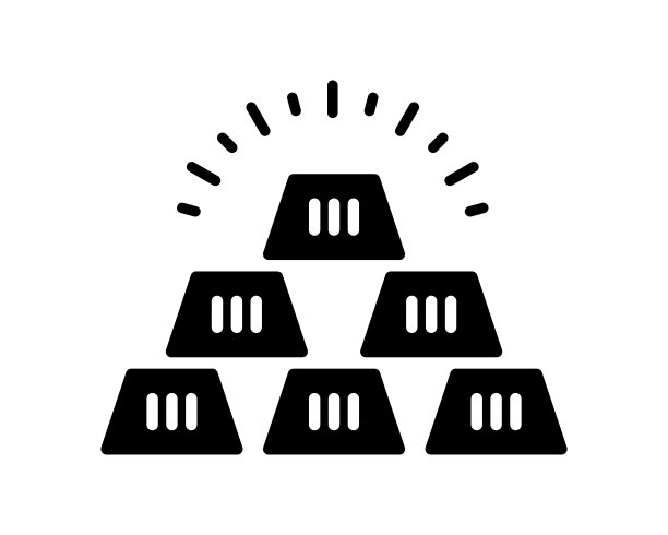 金色黑线和填充矢量图标图片下载