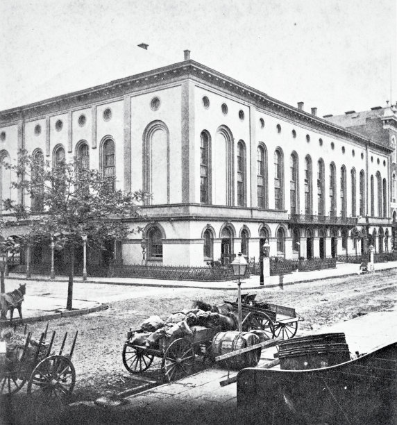 纽约市，音乐学院，1875年图片下载