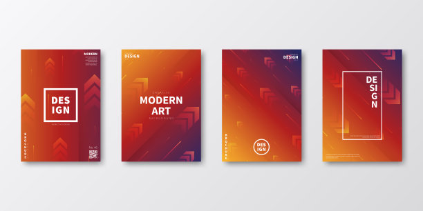 宣传册模板排版，橙色封面设计，商业年报，传单，杂志图片下载