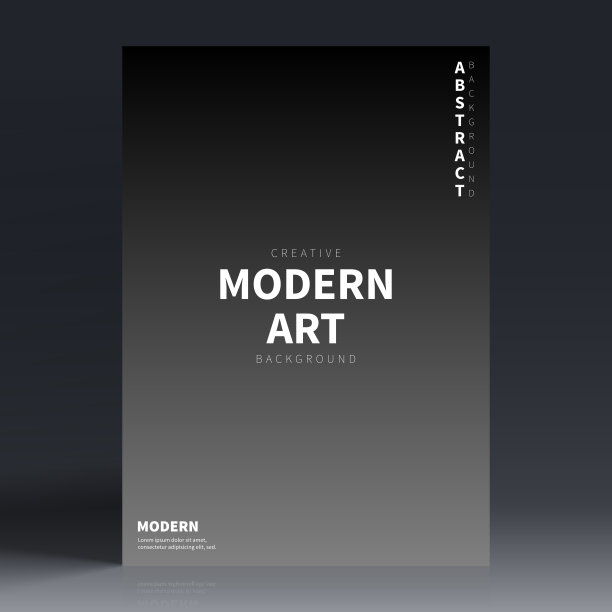 宣传册模板排版，灰色封面设计，商业年报，传单，杂志图片下载