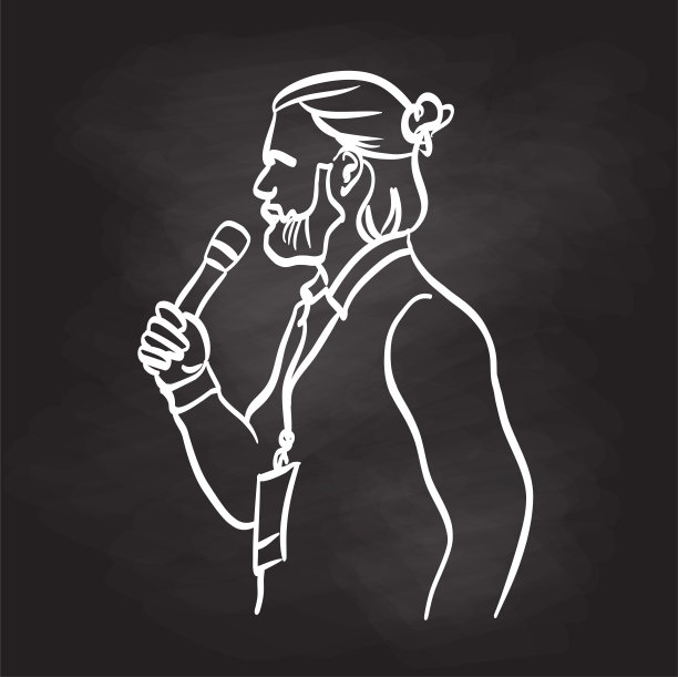 年轻人简介:讲者黑板图片下载