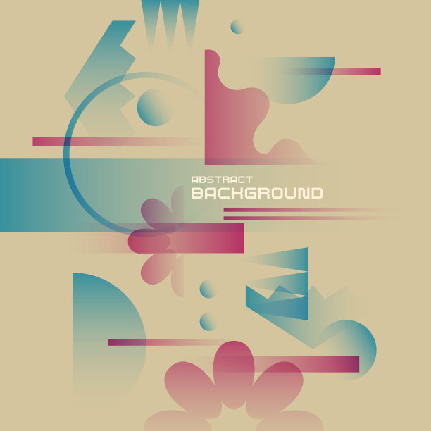 几何形状的构图。抽象的设计背景。图片下载