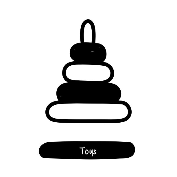 玩具图标。潮流风格矢量插图符号图片下载