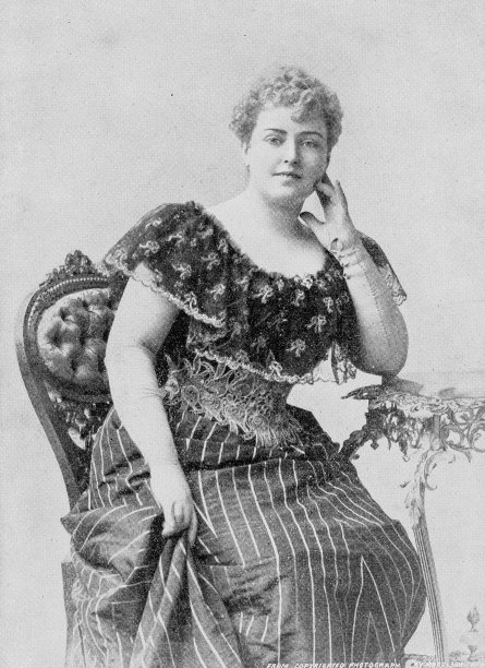 19世纪舞台名人肖像:莉莲·拉塞尔图片下载