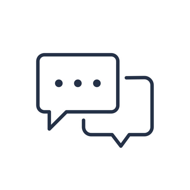 聊天细线图标图片下载