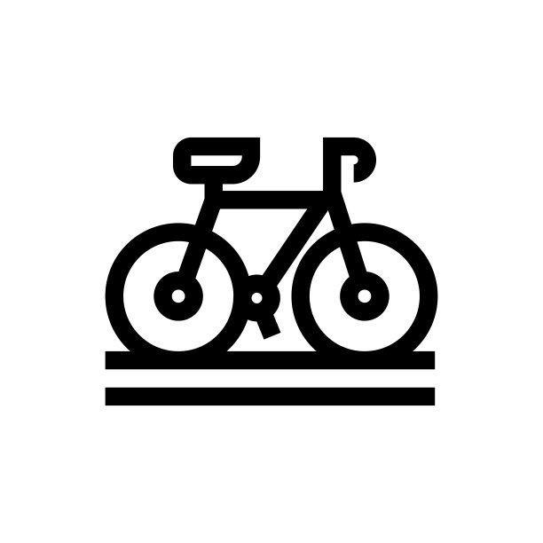 自行车线图标，设计，像素完美，可编辑笔触。标志、标志、符号。锻炼,运动。图片下载