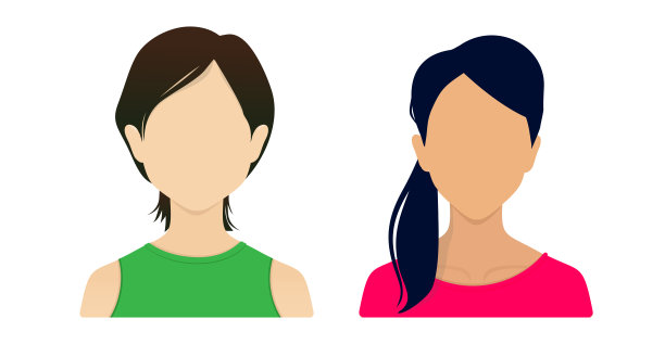 卡通人物头像图标集图片下载