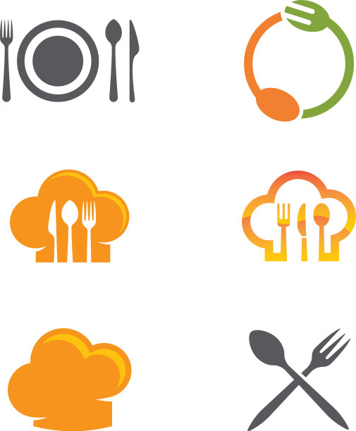 食品封面图标库存图片下载