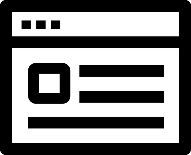 Web Banner插画浏览器图标新闻矢量图片下载