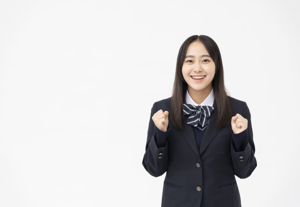 穿着校服的日本女学生图片下载