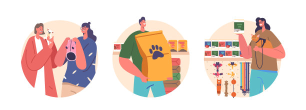 孤立的圆形图标或头像的所有者和图片下载