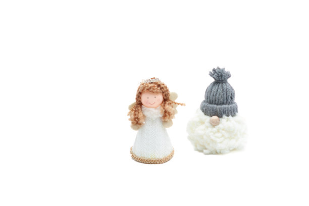 女孩天使形象与精灵。图片下载