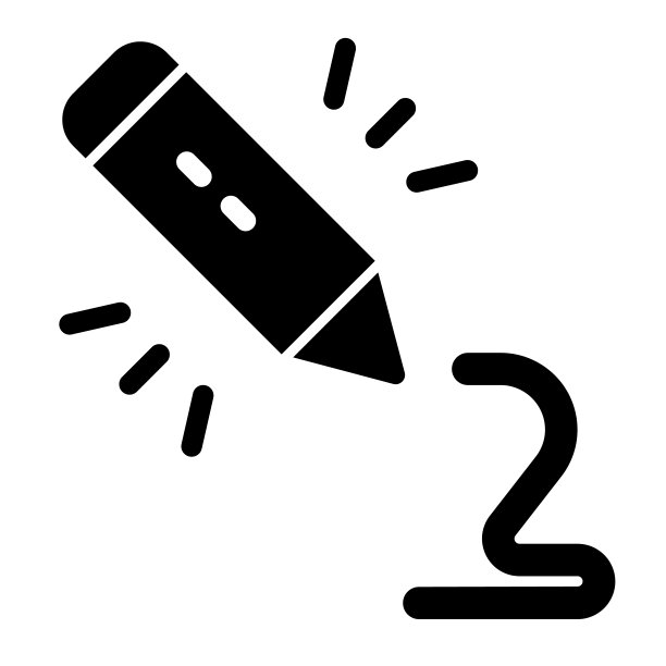 3d笔实体图标。三维设计矢量插图隔离在白色。3D绘图字形样式设计和应用程序。Eps 10。图片下载