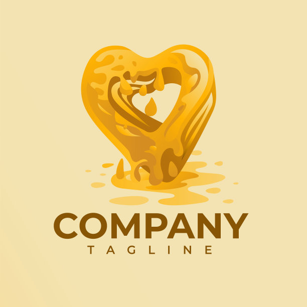 插图奶酪蛋糕心餐食品卡通吉祥物品牌设计图片下载