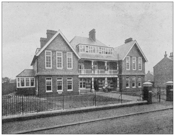 来自英国杂志的古董图片:玛丽公主疗养院，博格诺图片下载