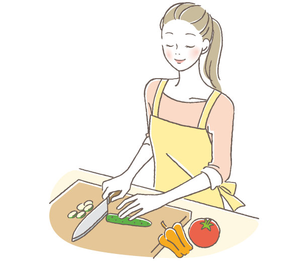 女人做饭图片下载