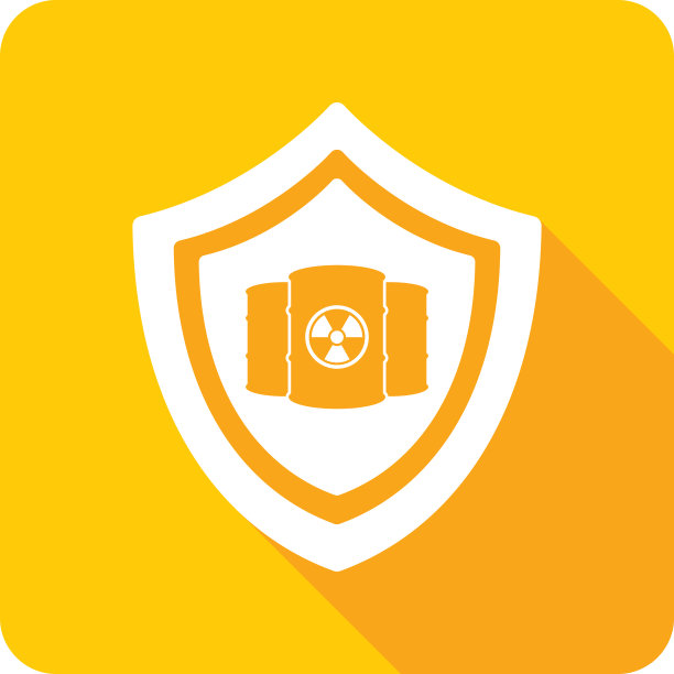 盾牌废物桶图标剪影图片下载