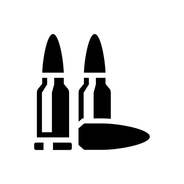 弹药子弹图标或枪子弹图标符号图片下载