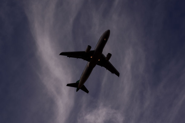 剪影飞机飞行图片下载