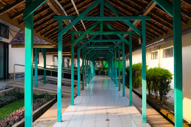 医院走廊照片图片下载