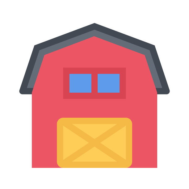 设计矢量图像图标谷仓图片下载