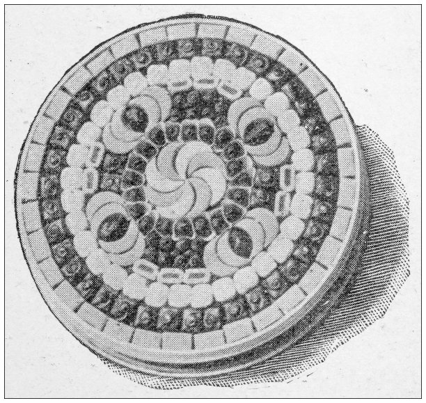 来自英国杂志的古董图片:一盒方丹和巧克力图片下载