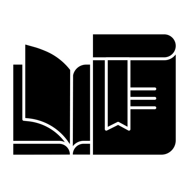 教科书和笔记本实体图标。学生用书和练习册。教育矢量概念，白色背景上的字形象形图。图片下载