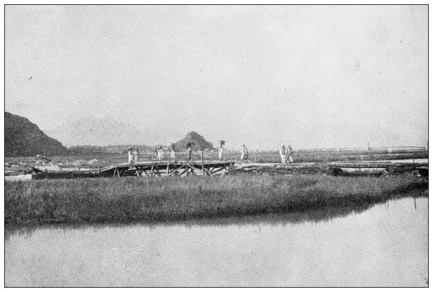 英国杂志上的古董图片:印度边境，斯瓦特河，查克达拉堡图片下载