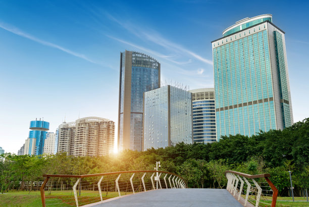 中国海南岛的摩天大楼图片下载