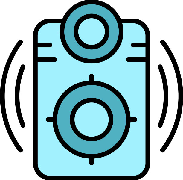 扬声器扁平图标图片下载